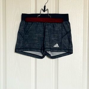 Adidas: Gray Athletic Shorts - Size S